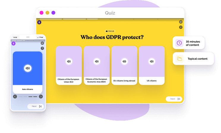 The Most Engaging Online GDPR Course 