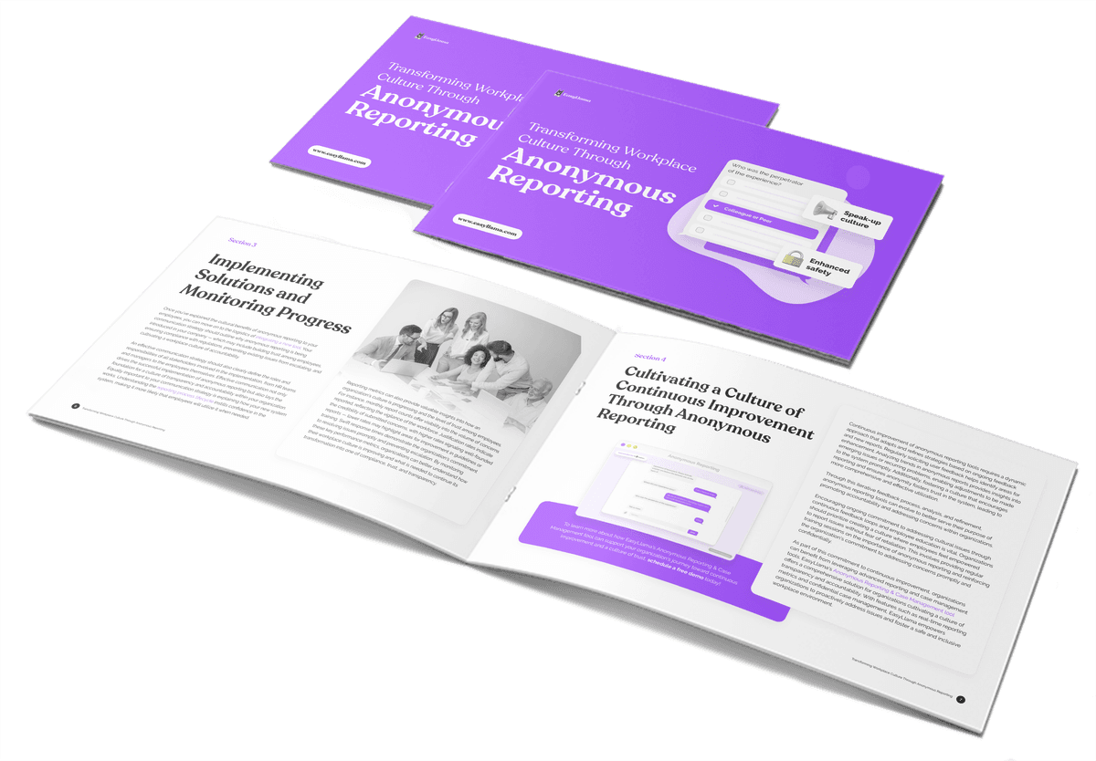 Transforming Workplace Culture Through Anonymous Reporting