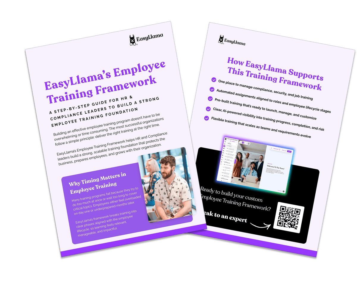 Employee Training Framework Guide