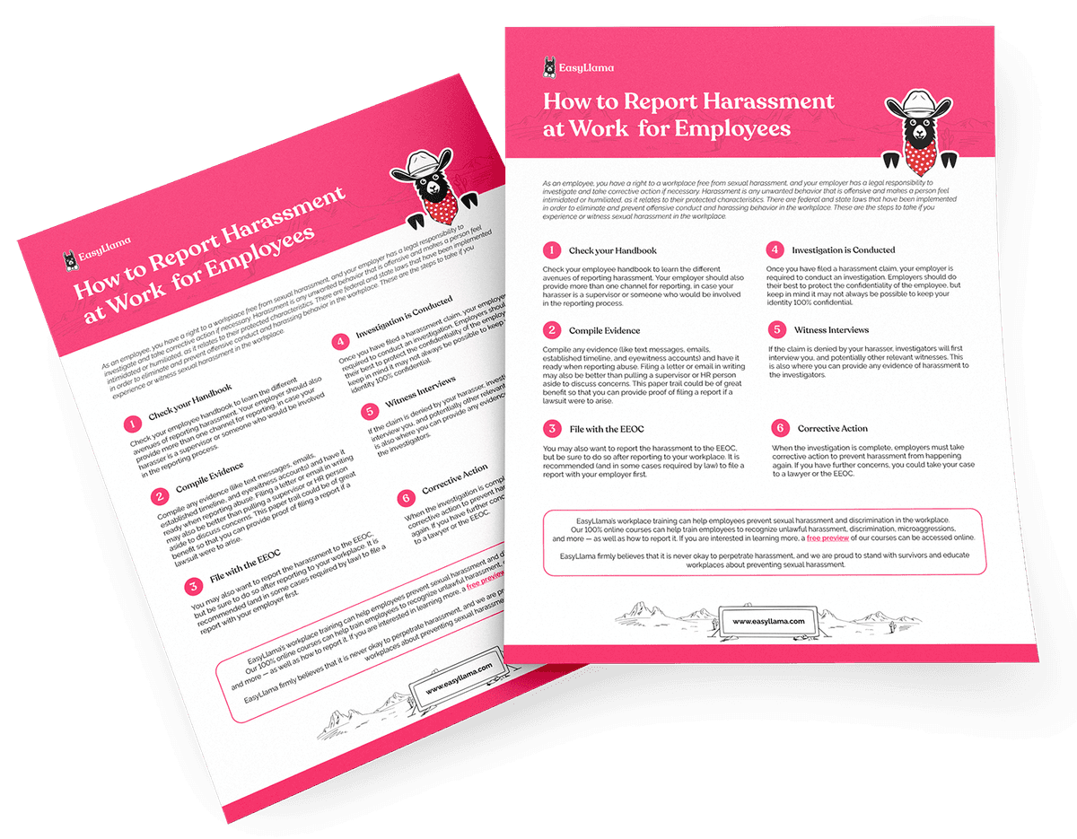 How to Report Harassment at Work for Employees
