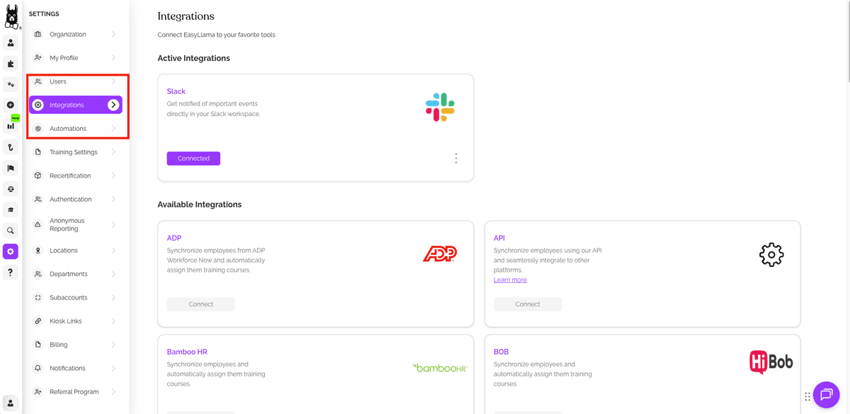 Integrations settings.png