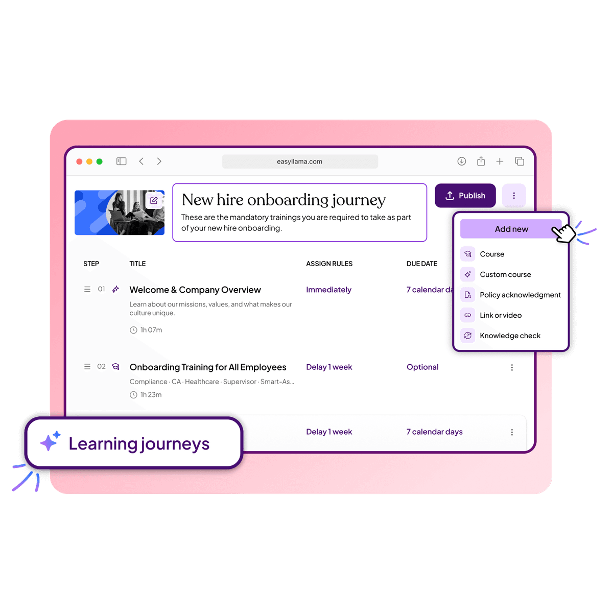 Turn Training Into <span>Guided Learning Paths</span>