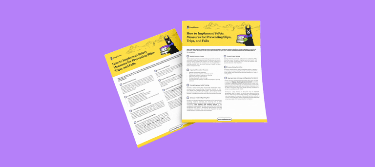 How to Implement Safety Measures for Preventing Slips, Trips, and Falls