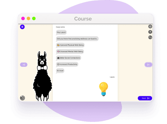 Enhance Workplace Productivity with EasyLlama's Wellness Course