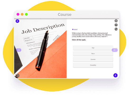 Conduct Fair interviewing and hiring practices with Employment Laws for supervisors training