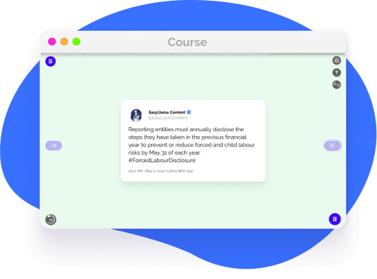 Reporting Requirements and Timeline