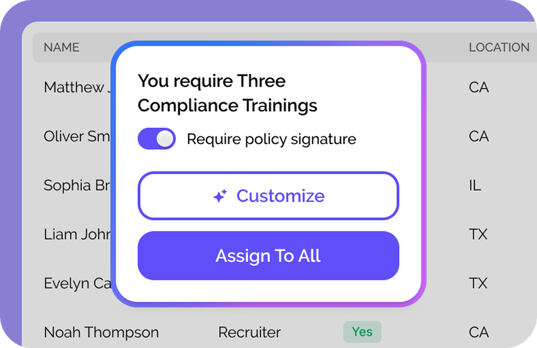 Compliance & Workplace Training