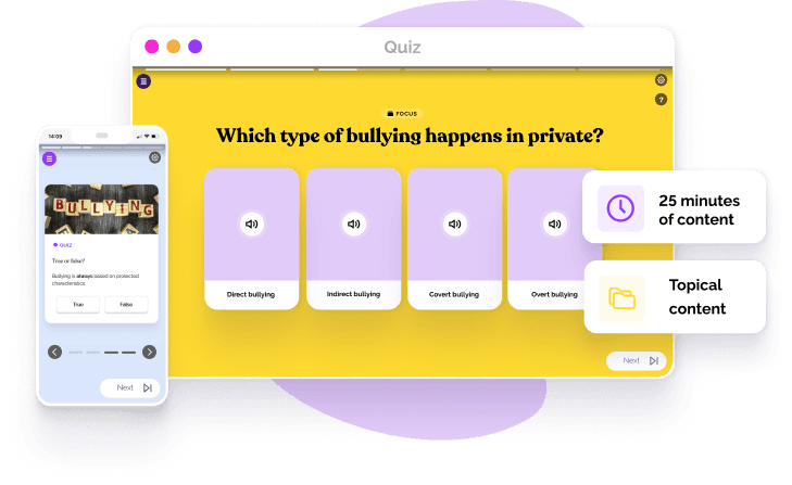 The most engaging online Workplace Bullying Prevention Training