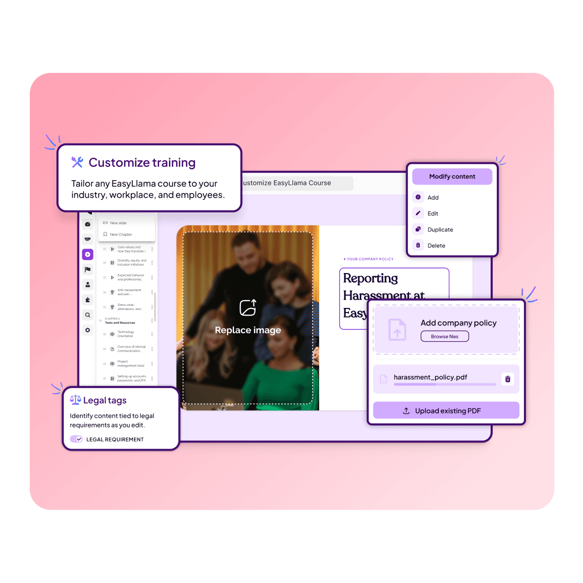 Turn Your Content Into <span>Engaging Training</span>