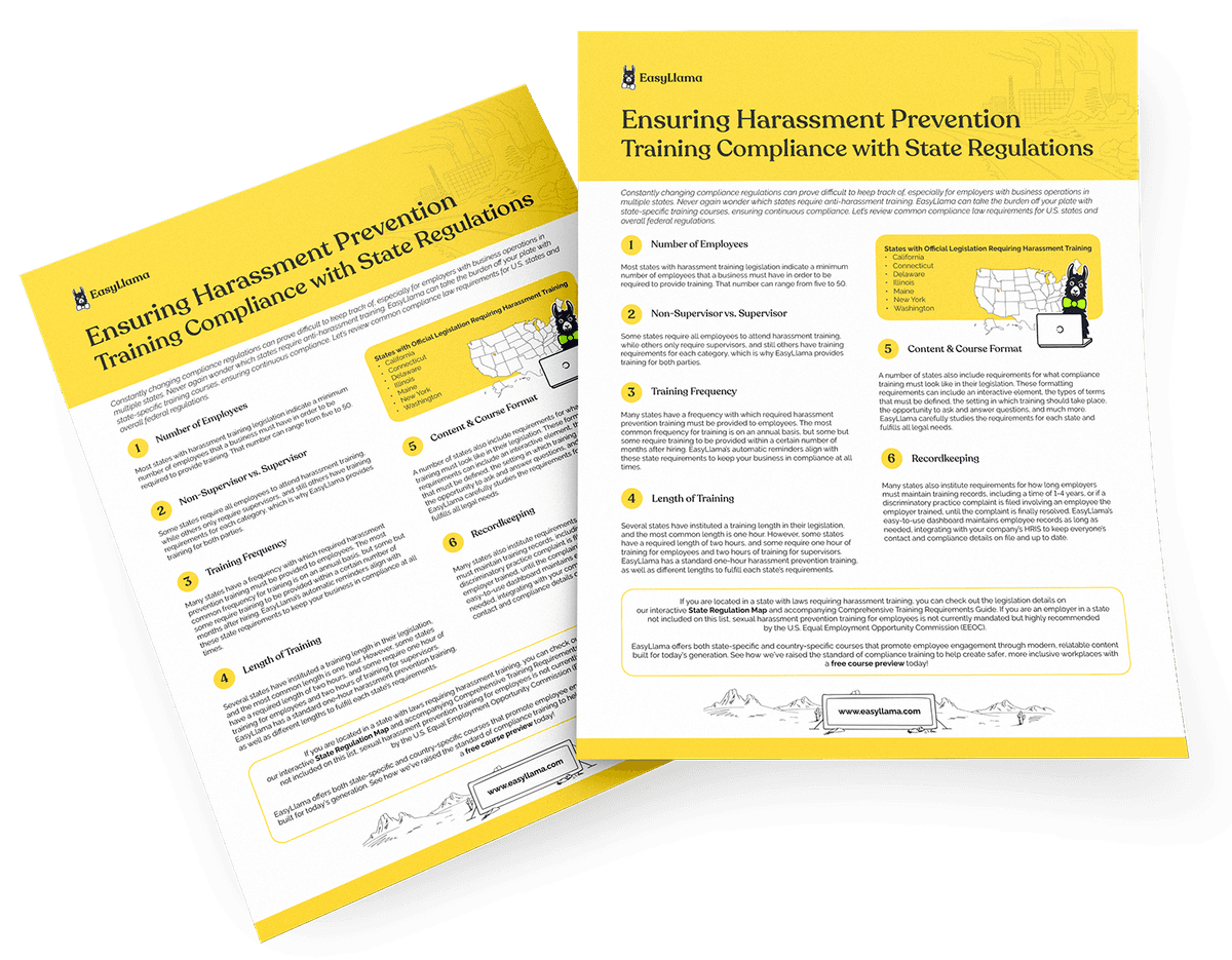Ensuring Harassment Prevention Training Compliance with State Regulations