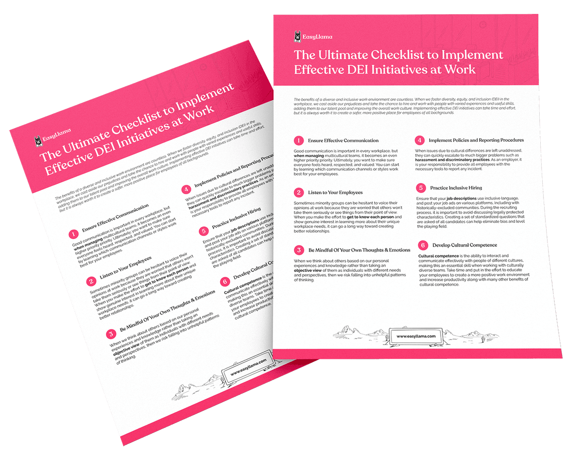 The Ultimate Checklist to Implement Effective DEI Initiatives at Work