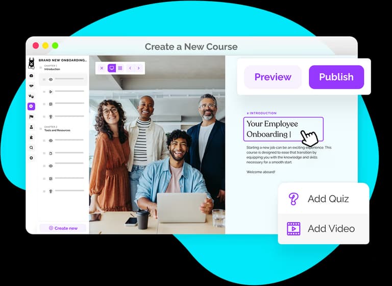 Build courses with a single prompt