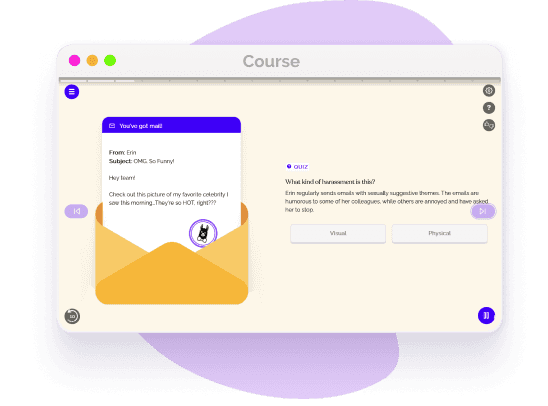 What does Visual Harassment look like?