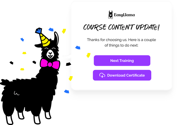 Frequently Updated Course Content So learners are never bored